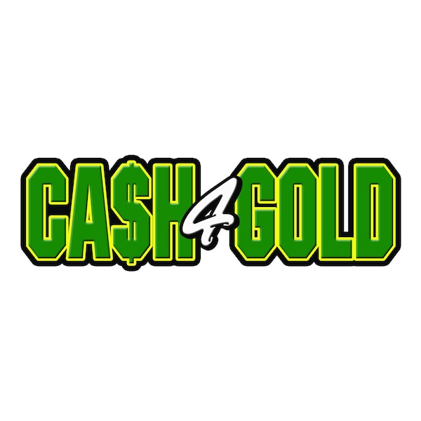 Signmission Safety Sign, 1.5 in Height, Vinyl, 10 in Length, Cash for Gold D-45 Cash for Gold - main