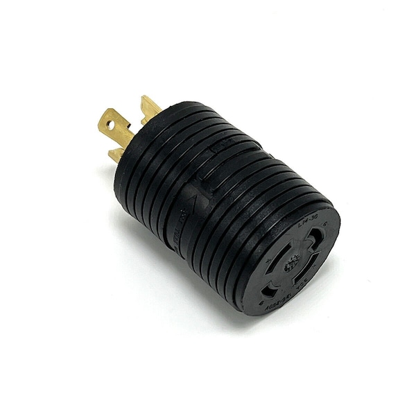 Liftcharger 3 Prong to 4 Prong 30 Amp Generator Adapter L5-30P to L14-30R Hots Bridged GKL30L5L14 - main