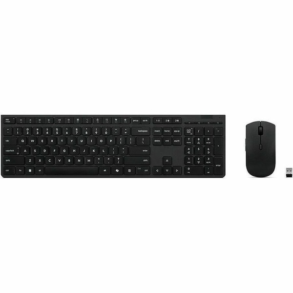 Lenovo PRO WIRELESS RECHARGEABLE KEYBOARD MOUSE COMBO - US ENGLISH, COPILOT KEY 4X31R64316 - main