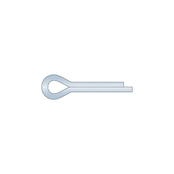Huyett Cotter Pin, Zinc Plated Carbon Steel, 0.062 in Dia x 0.625 in Effective Length CP-062-0625 - main