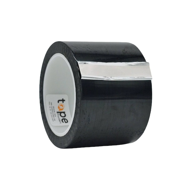 Wod Tape MPFT1 Metalized Polyester Mylar Film Tape Black: 3 in. x 72 yds, 16PK WOD MPFT1-03000-16-72-BLA - main