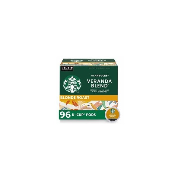 Starbucks K-Cup Veranda Blend Coffee - Compatible with Keurig Brewer - Light - K-Cup - Veranda Blend, 24PK 12434950 - main