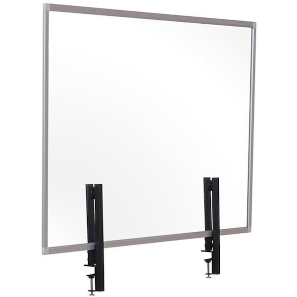Mastervision Protector Glass Aluminum Desktop 47.3 X 35.4 GL08019101 - main
