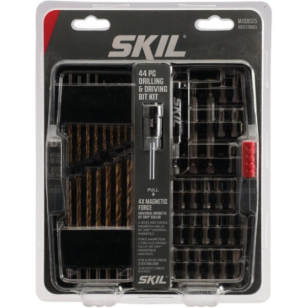 Skil Drill & Drive Set with Bit Grip Magnetic Bit Collar, 44-Piece MXS8505 - main