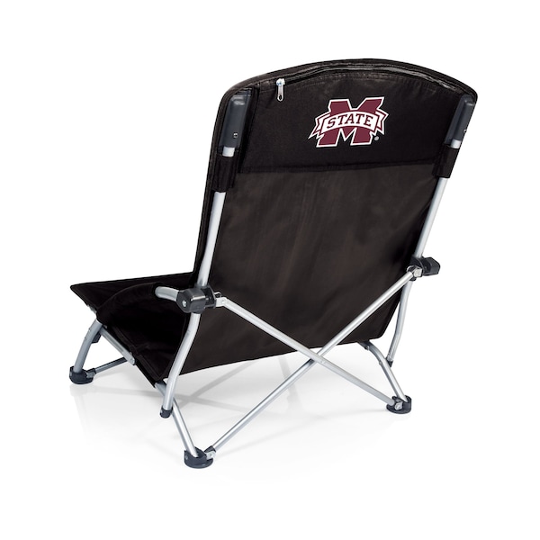 Picnic Time Family Of Brands NCAA Mississippi State Bulldogs Tranquility Beach Chair with Carry Bag 792-00-175-384-0 - main