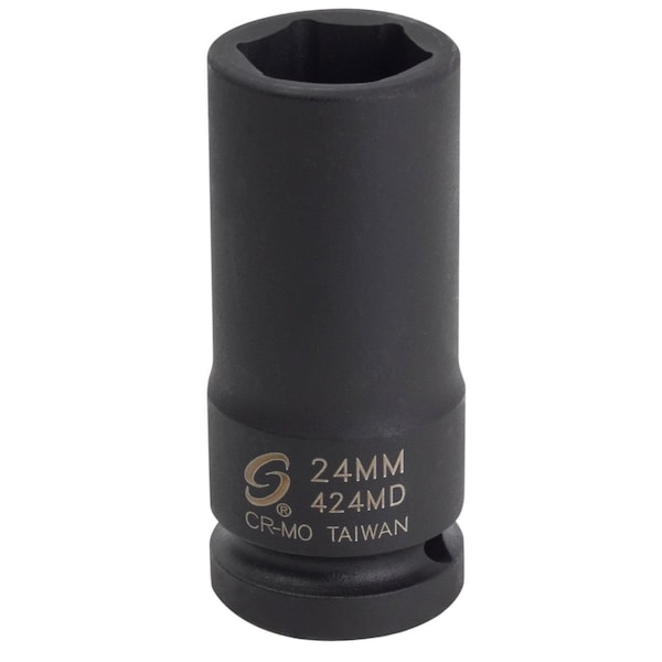Sunex 3/4 in Drive 24Mm Deep Impact Socket 424MD - main