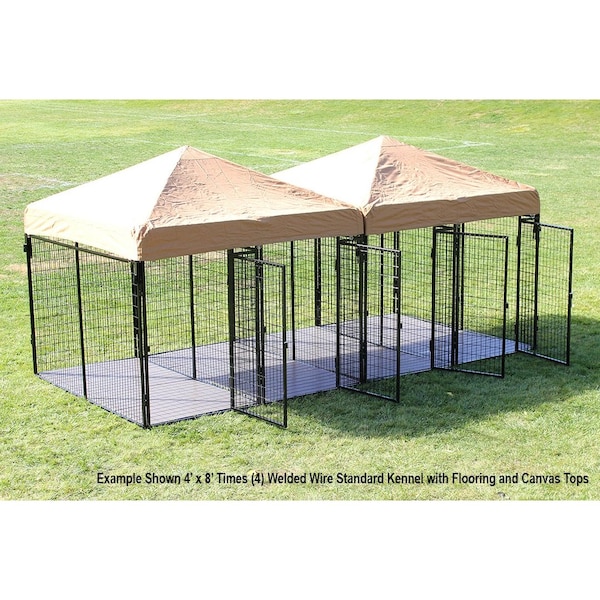 K9 Kennel Store 4ft X 6ft Multiple Standard Full Stall Dog Kennels x2 MWW4X6FSX2 - main