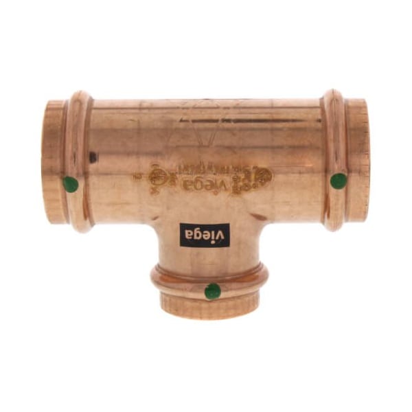 Viega ProPress tee P1 1.25 P2 1.25 P3 1 copper 77447 - main