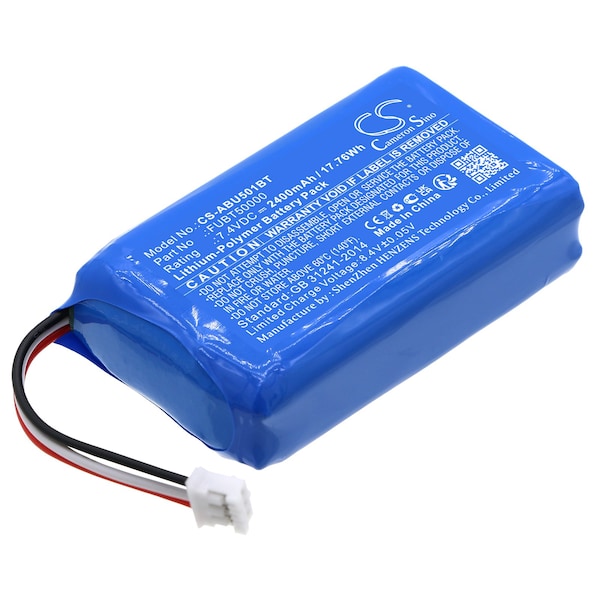 Ilc Abus Secvest Replacement 7.4V 2.4AH Battery SECVEST BATTERY - main