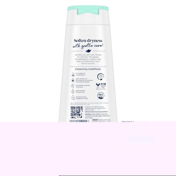 Dove Sensitive Skin Unscented Nourishing Body Wash, 20 Ounce, 4PK 69595359 - main