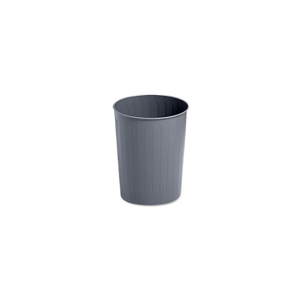 Safco Fire-safe Steel Round Wastebasket - 5.88 gal Capacity - Round - 14in Height x 13in Diameter - 9604CH - main