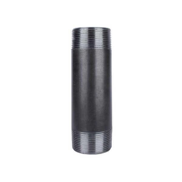 Stz Industries 1-1/2 in. MIP each X 1-1/2 in. D MIP Black Steel 6 in. L Nipple 300U112X6 - main