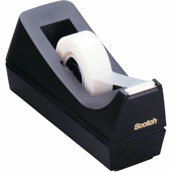 3M Dispenser, Tape, Desk, Black C38BK - main