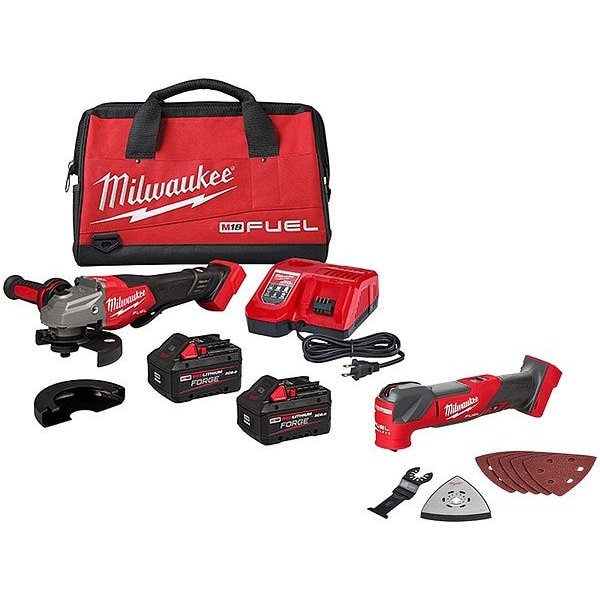 Milwaukee Tool M18 FUEL Grinder Kit+M18 FUEL Multi-Tool 3670-22, 2836-20 - main