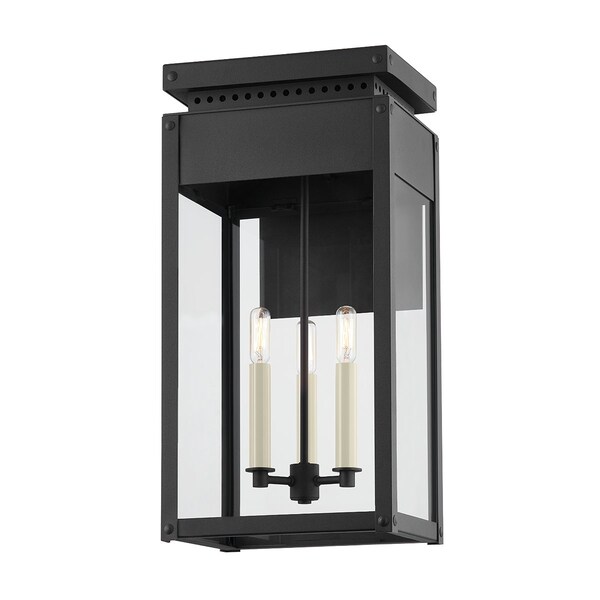 Troy Lighting Braydan 3 Light Exterior 11.25 In. Textured Black B8523-TBK - main