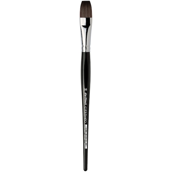 Da Vinci CASANEO Brush, Extra Soft Synthetic, Watercolor & Acrylic, Flat, Series 5898, Size 16 VA-5898_16 - main