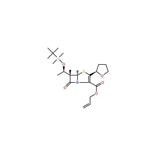 Ak Scientific (5R, 6S)-Allyl 6-((R)-1-((tert-butyldimethylsilyl)oxy)ethyl)-7-oxo-3-((R)-tetrahydrofuran-2-yl)-4-th P516-5g - main