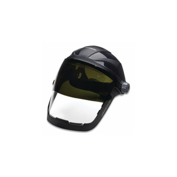 Jackson Safety QUAD 500, Premium Multi-Purpose Face Shield, Ratcheting, AF/Clear, 9 in H x 12-1/4 in W 138-14220 - main