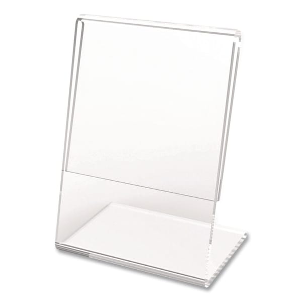 Deflecto Mini Tabletop Sign Holder, 3 x 4 Insert, Clear 20006RT - main