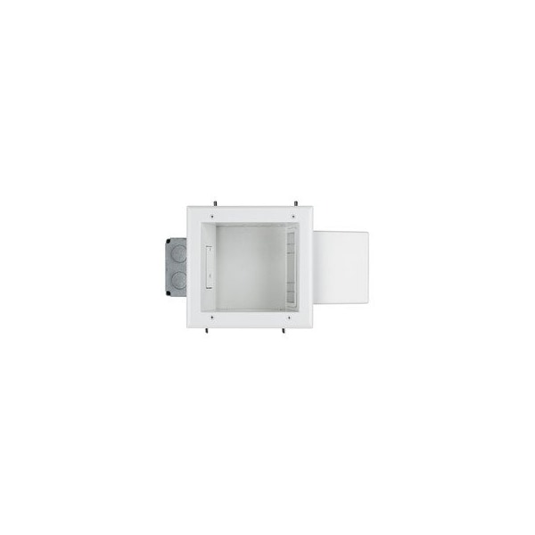 Cable Wholesale Expandable Media Box with 20 Amp Receptacle, White 45-0052-WH - main