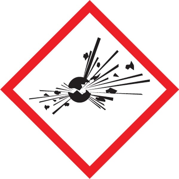 Accuform GHS Pictogram Label LZH623PS5 - main