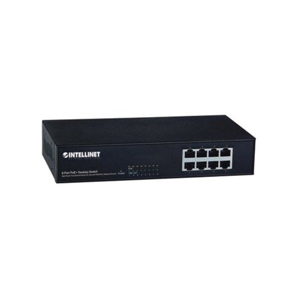 Intellinet Network Solutions 8 X Poe Ports, Ieee 802.3At/Af Power-Over-Ethernet (Poe+/Poe), 560764 - main