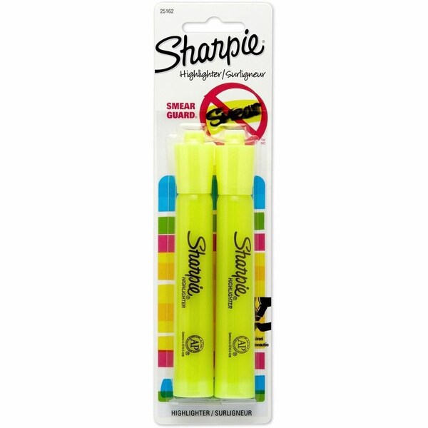 Sharpie Accent Neon Color Yellow Chisel Tip Highlighter 2 pk 25162PP - main