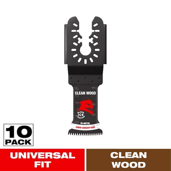 Diablo 1-1/4in. Demo Demon Universal Fit Bi-Metal Oscillating Blades for Clean Wood, 10PK DOU125JBW10 - main