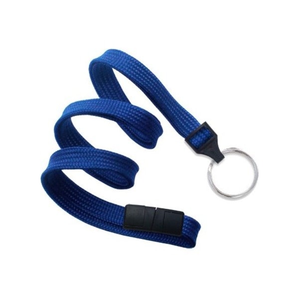 Brady People ID Lanyard - 0.4" Width x 36" Length - Royal Blue - Woven 2137-3652 - main