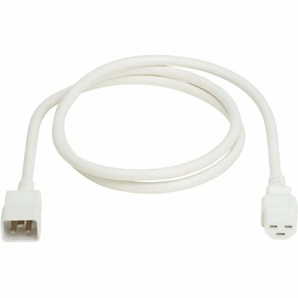 Eaton TRIPP LITE SERIES POWER CORD C20 TO C21 HEAVY-DUTY 20A 250V 12 AWG 6 FT. 1.8 M P035-006-AWH - main