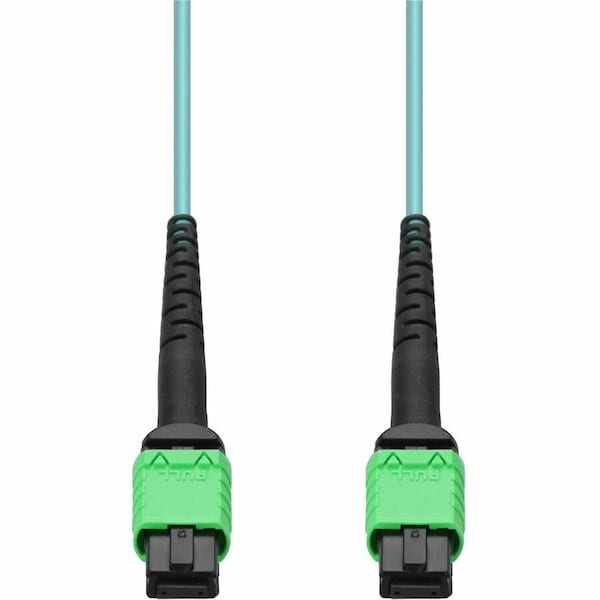 Add-On 1M MPO/APC TO MPO/APC AQUA OM4 LSZH 12-STRAND FIBER PATCH CABLE ADD-AMPOAMPO-1M5OM4LZ - main