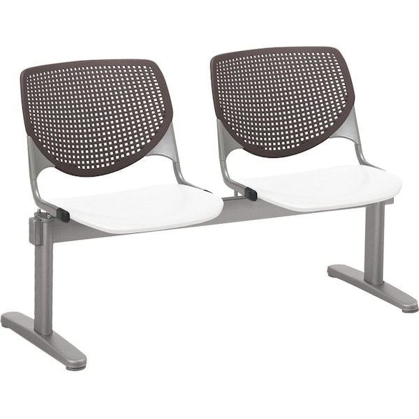 Kfi Kool Beam Seat Beam Seating, 47 in W 22 in L 31 in H, Polypropylene Seat 2300BEAM2-BP18-SP08 - main