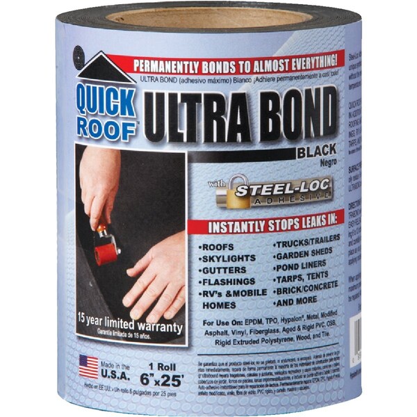 Quick Roof Ultra Bond 6'' x 25 Ft. Instant Self-Adhesive Roof Repair UBB625 - main