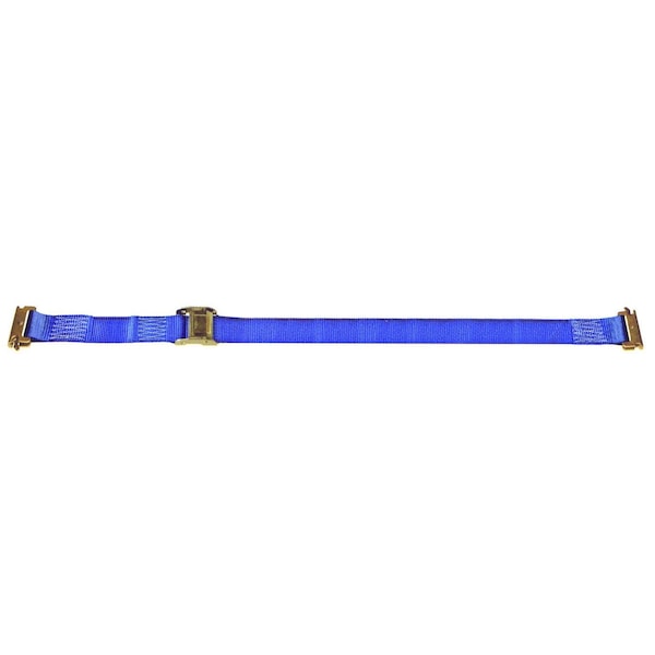Doleco Cam Buckle Strap Series E 2" x 20' with Spring Ends, 833 lbs WLL 33500220 - main