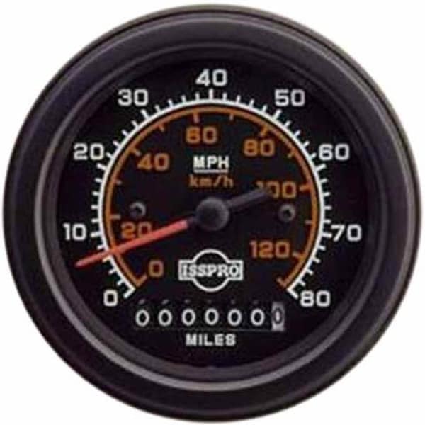 Ilc MACK RD MODEL YEAR 1981 3.375IN PROGRAM ELECTRIC SPEEDOMETER 0-80 MPH WODOMETER BLK FACE RED MACK RD MODEL 1981 3.375IN PROGRAM ELECTRIC SPEEDO - main