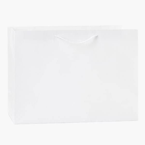 Nashville Wraps White Kraft Gift Bags, Vogue 16x6x12, 10PK WTVMWH - main