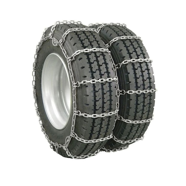 Mytee Products 2PK Cam Square Link Dual Snow Tire Chain for 24.5in Rim Di. & 11in Wide Car Tire TC245SQD - main