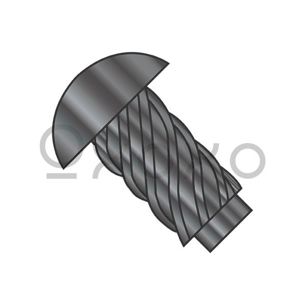 Oxoxo 2X3/8 Round Head Type U Drive Screw Black Oxide, 10000PK 374749 - main