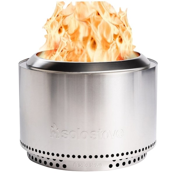 Solo Stove Yukon and Stand Fire Pit, 27 in OAW, 19.8 in OAH, Ceramic/Stainless Steel SSYUK-SD-27-2.0 - main