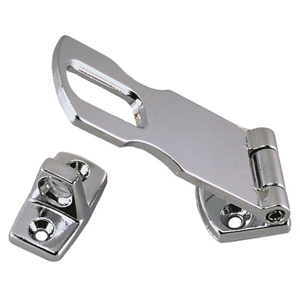 Perko 1198DP2CHR 3 in. Zinc Safety Hasp 3004.4497 - main