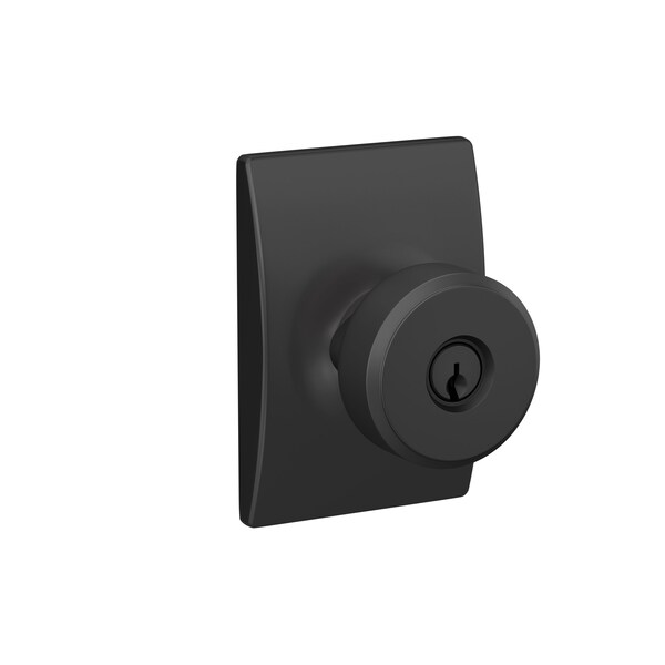 Schlage Residential Schlage Custom Swanson Knob with Century Rose Keyed Entry Lock C Keyway with 16211 Latch and F51ASWA622CEN - main