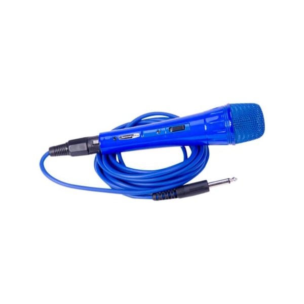 Jammin Pro Elite Screens MYBLUE Unidirectional Microphone + XLR Jack Cable + Karaoke Software Microphones MIC017 - main