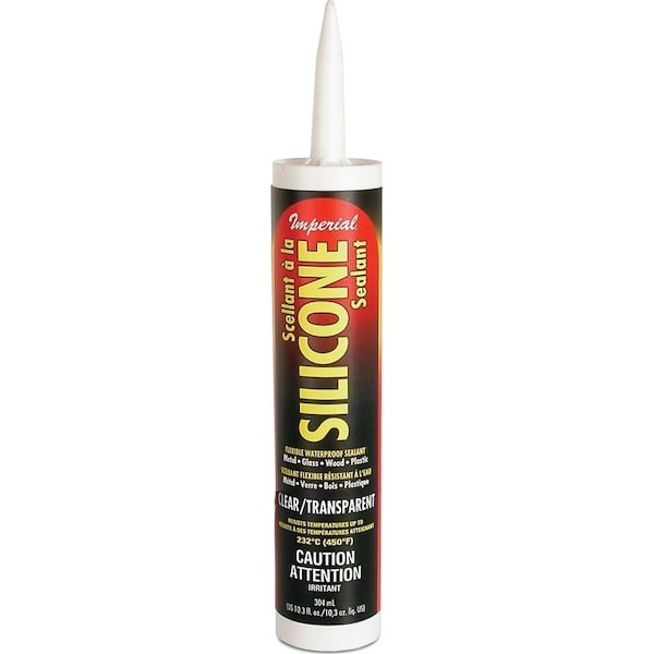 Imperial Silicone Sealant, Paste, Clear, 103 oz Cartridge KK0203 - main