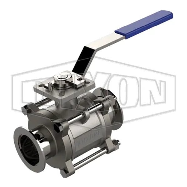 Dixon 1 in 2-WY, BV, VAC FIT ENDS, MAN HNDL BV2CV-100VV-A - main