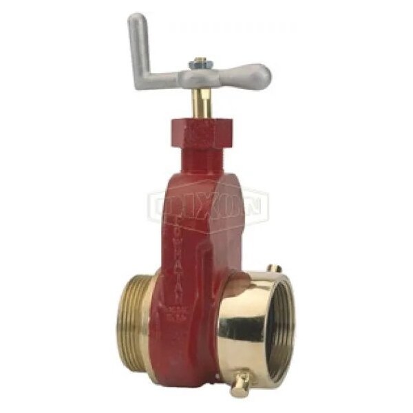 Dixon Single Hydrant Gate Valve with Speed Handle, 2-1/2 in Nominal, 175 psi Pressure, Cast Brass Body HGV250F-D - main