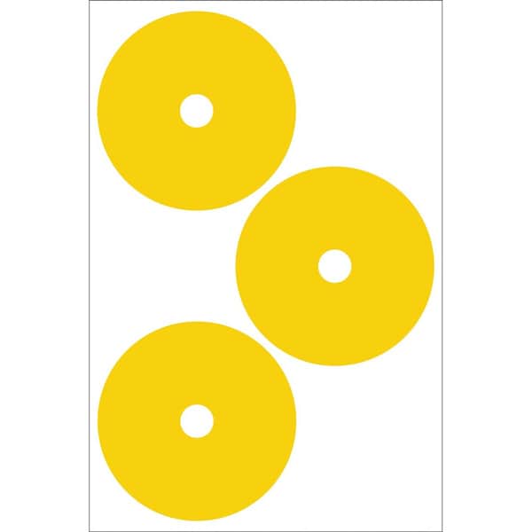 Accuform GAUGE MARKING DECALS 4 12 COLOR GML112YL - main