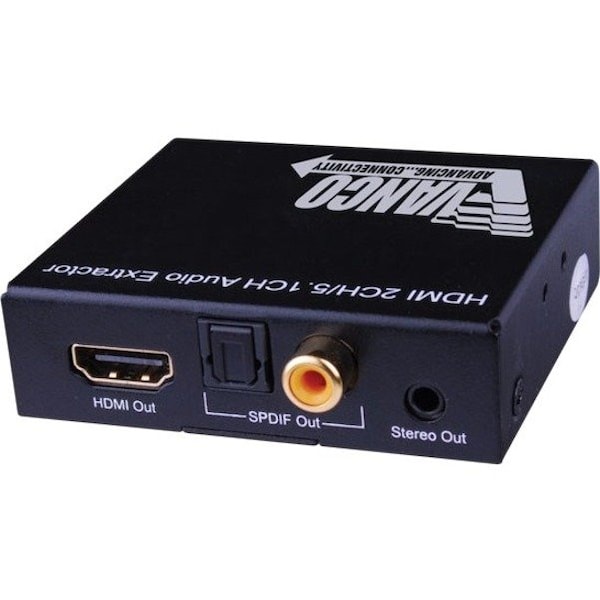 Vanco HDMI Audio Extractor (4K Support) with Toslink & 3.5mm Analog Output 280573 - main