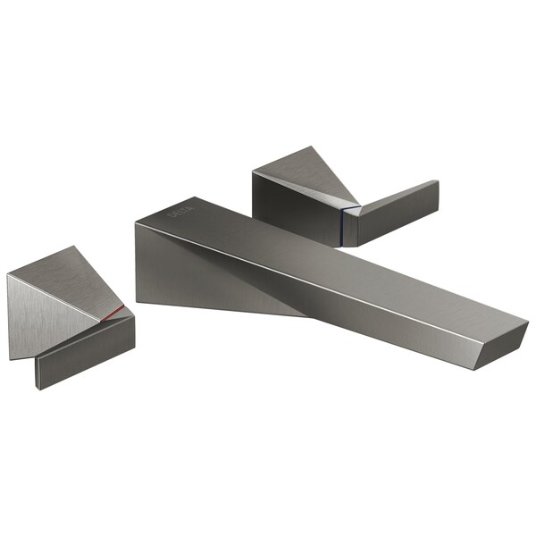 Delta Trillian Two Handle Wall Mount Bathroom Faucet Trim T3543LF-KS-PR-WL - main