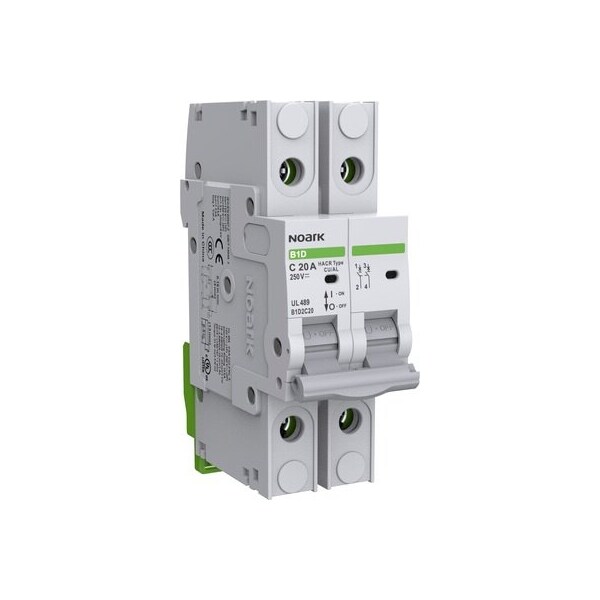 Noark MCB UL489 - 1002427 - 2P - 30A - C-curve - 10kA - 250Vdc B1D2C30 - main