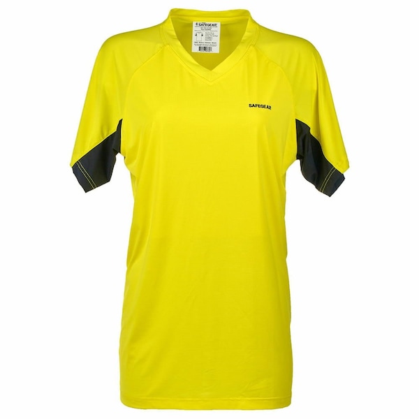 Jj Keller Cooling High Visibility Short Sleeve T-Shirt for Women, Moisture Wicking, Side Vents, Medium 73952 - main